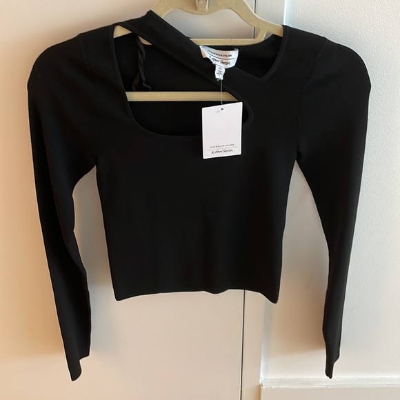 New with tags & OTHER STORIES Long Sleeve Cut Out Knit Top - Picture 4 of 6